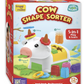 Imagimake Cow Shape Sorter |Leaps & Bounds Baby Toys for 12+ Months.