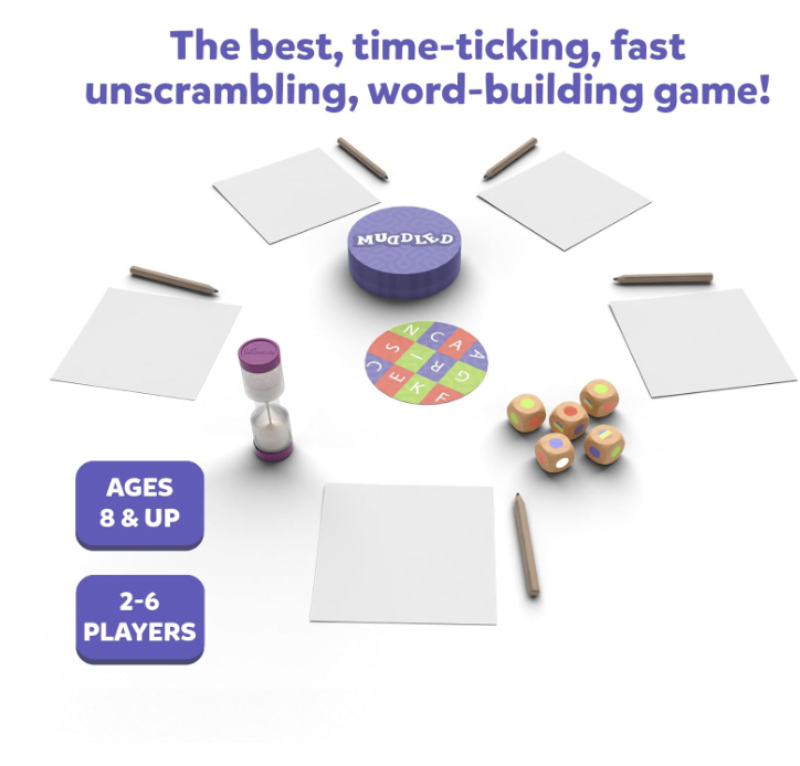 Skillmatics - Muddled, Fast-Paced Word Building Game for fun kids and families.