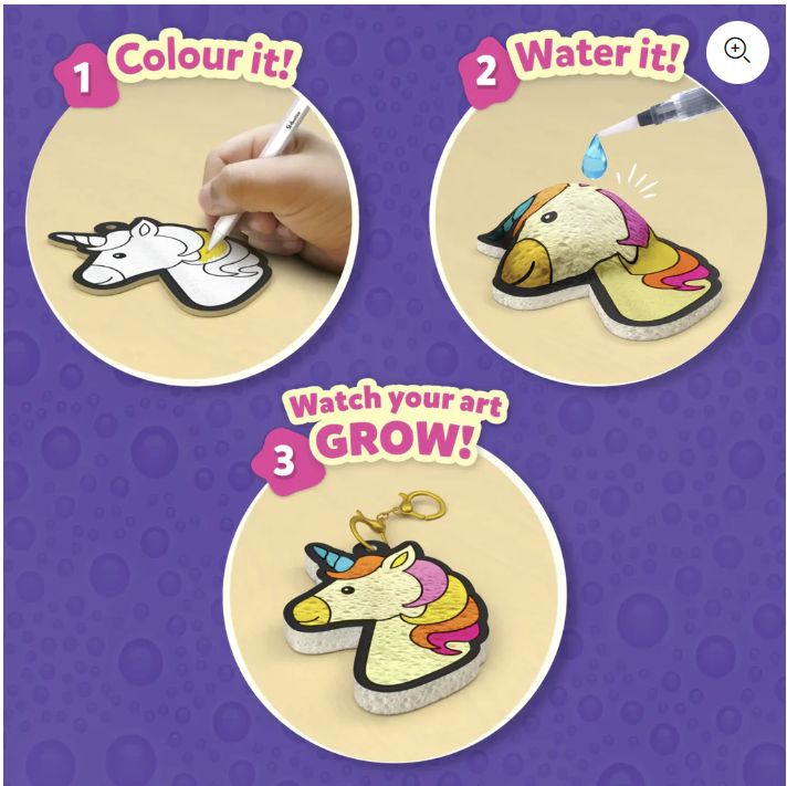 SKILLMATICS Aqua Puffs: Princesses & Unicorns | 3D Art Kit (ages 4-10)