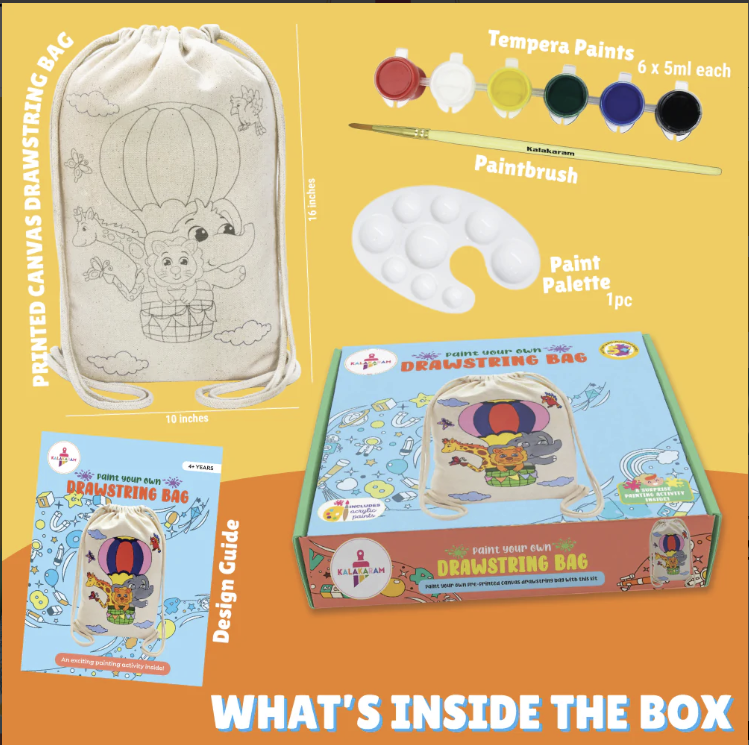 Drawstring Bag Painting Kit.