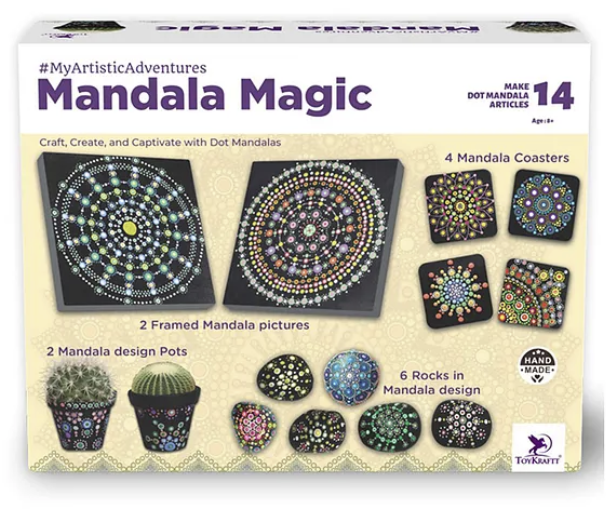 TOYKRAFTT Mandala Magic Art and Craft Kit for Girls.