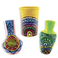 TOYKRAFTT Terracotta Bonanza, Pot Painting Kit, Mandala Art Kit for Kids.
