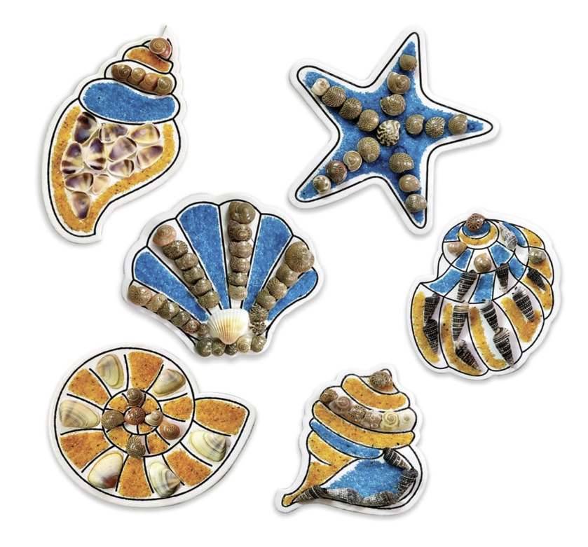 Toykraft seashells Shellbinding craft.