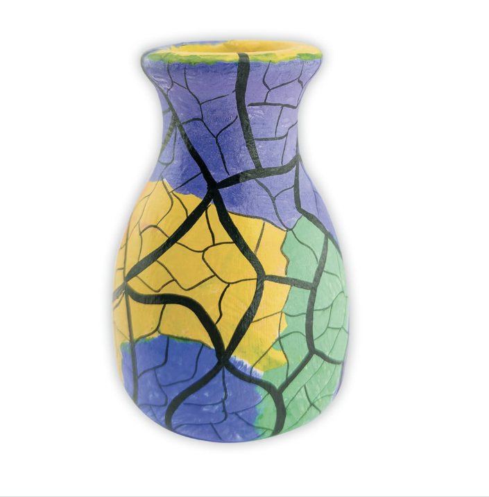 ToyKraft | Paint Your Own Pretty Pots - Pot Painting Kit