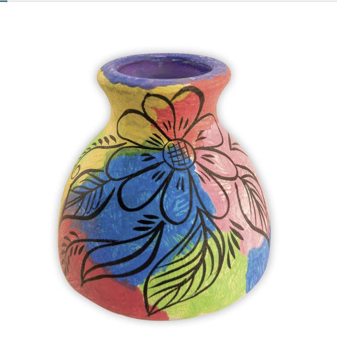 ToyKraft | Paint Your Own Pretty Pots - Pot Painting Kit