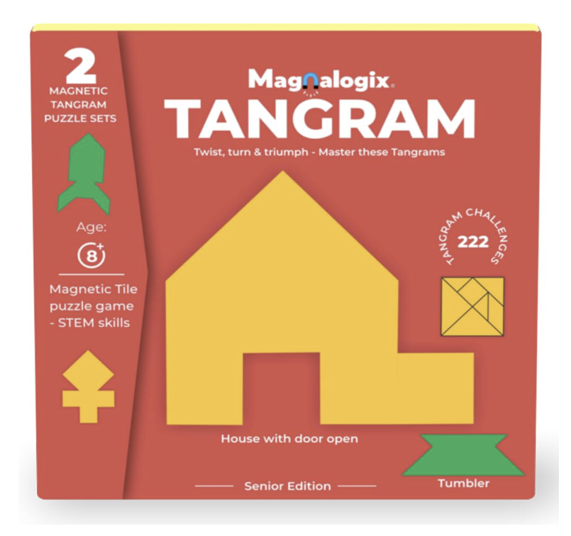 Magnalogix Magnetic Tangram – Senior Edition