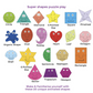 TOYKRAFTT Super Shapes Puzzles