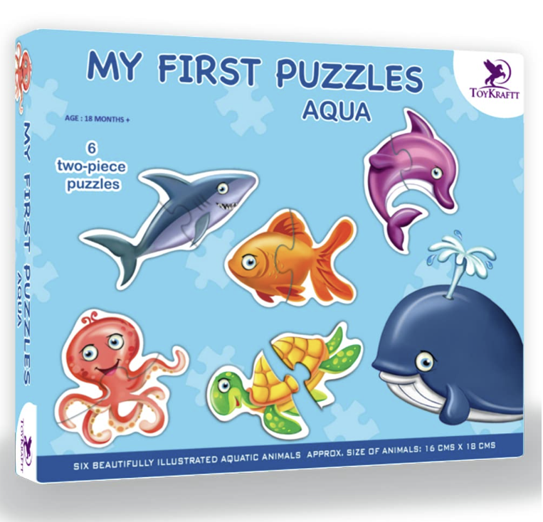 TOYKRAFTT Chunky Infant Floor Puzzle Toy.