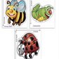 TOYKRAFTT Toddler Puzzle Set – My First Insects Puzzle (3 Pieces)