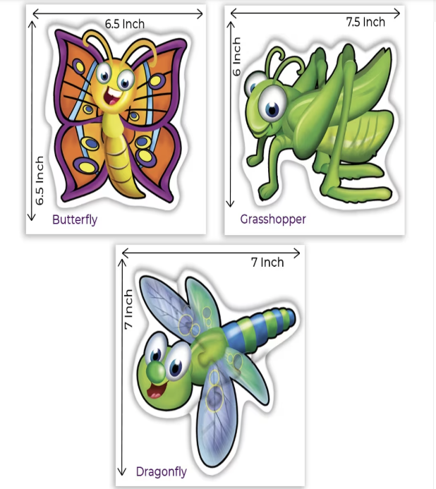 TOYKRAFTT Toddler Puzzle Set – My First Insects Puzzle (3 Pieces)