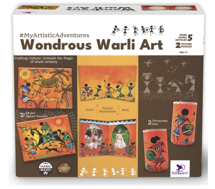 TOYKRAFTT DIY Indian Art Forms – Warli Art Kit