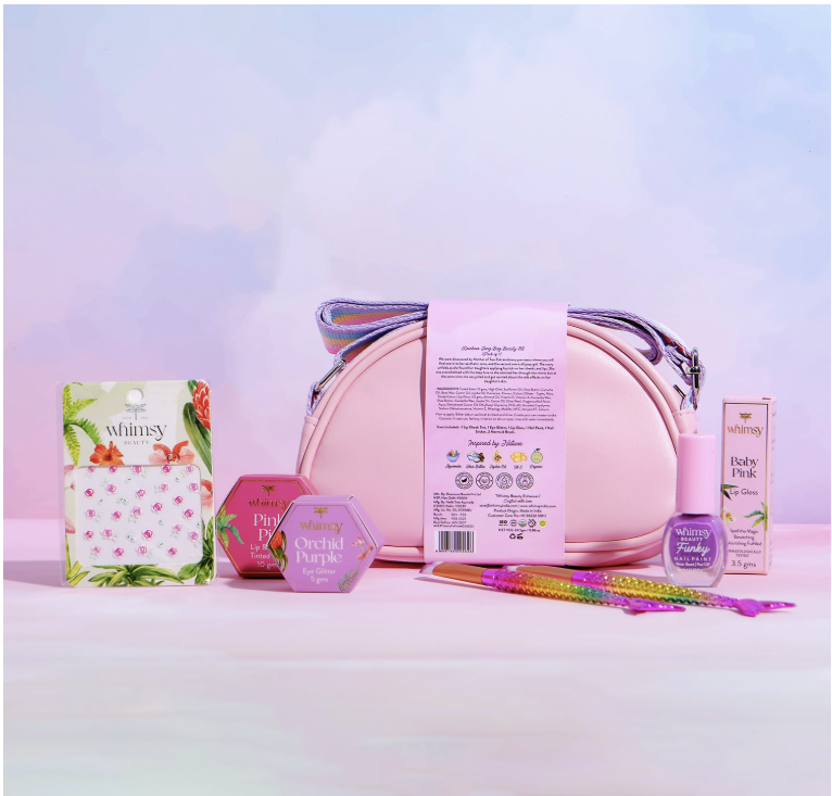 Whimsy Unicorn Travel Beauty Kit for kids and Teens.