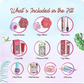 Whimsy Unicorn Travel Beauty Kit for kids and Teens.