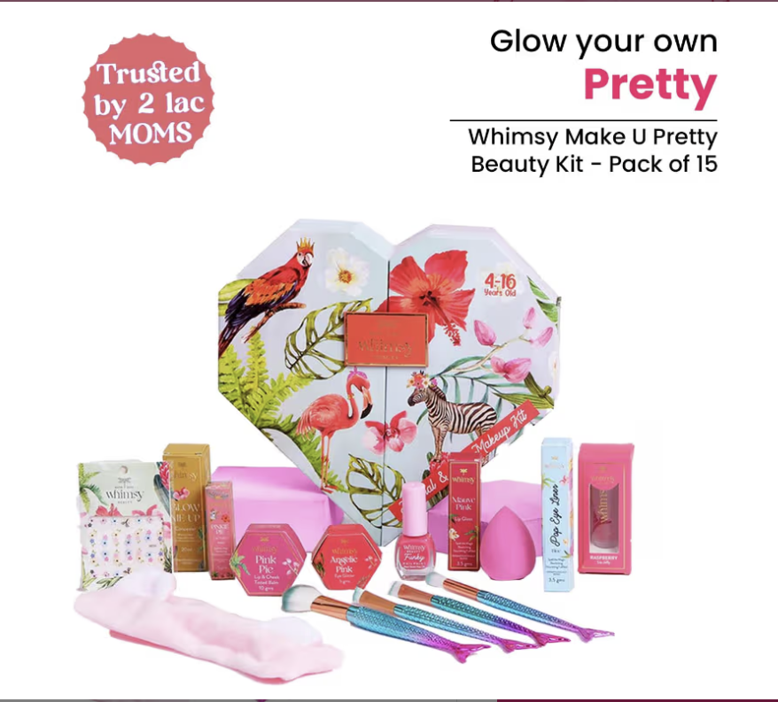 Whimsy Beauty Safe & Organic Make U Pretty Beauty Makeup Kit