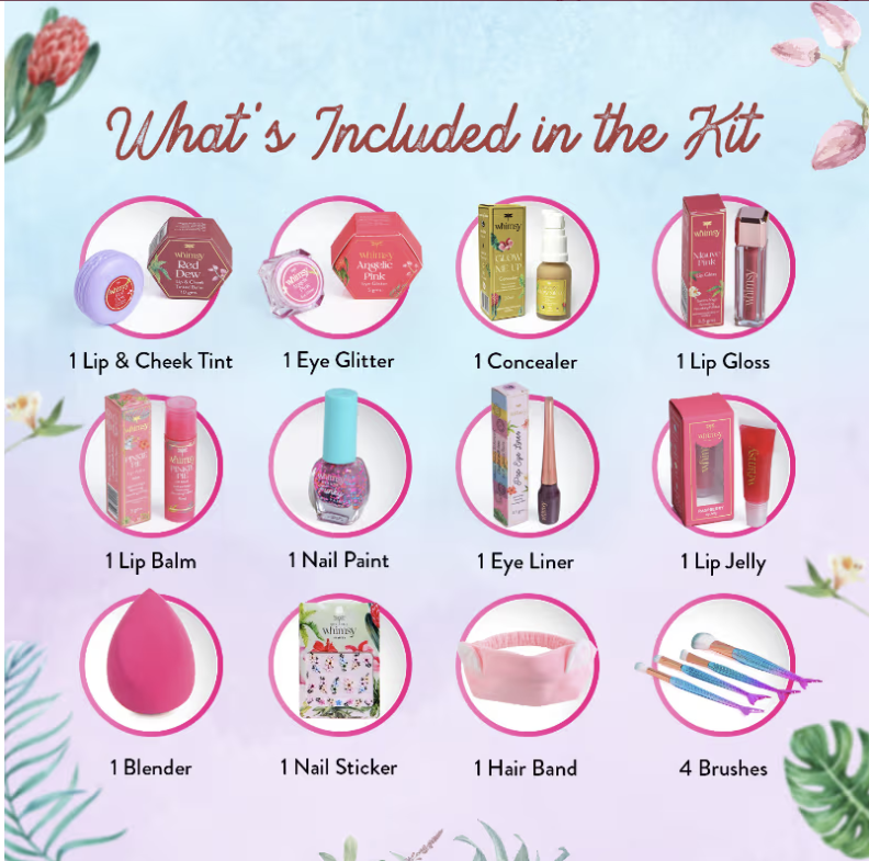 Whimsy Beauty Safe & Organic Make U Pretty Beauty Makeup Kit