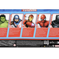 Marvel 6-Inch Hulk, Captain America, Iron Man, Spider-Man, & Black Panther Action Figure.
