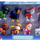 Plastic Paw Dogs One Key Transformation Set Of 8 Pc