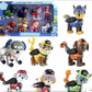 Plastic Paw Dogs One Key Transformation Set Of 8 Pc
