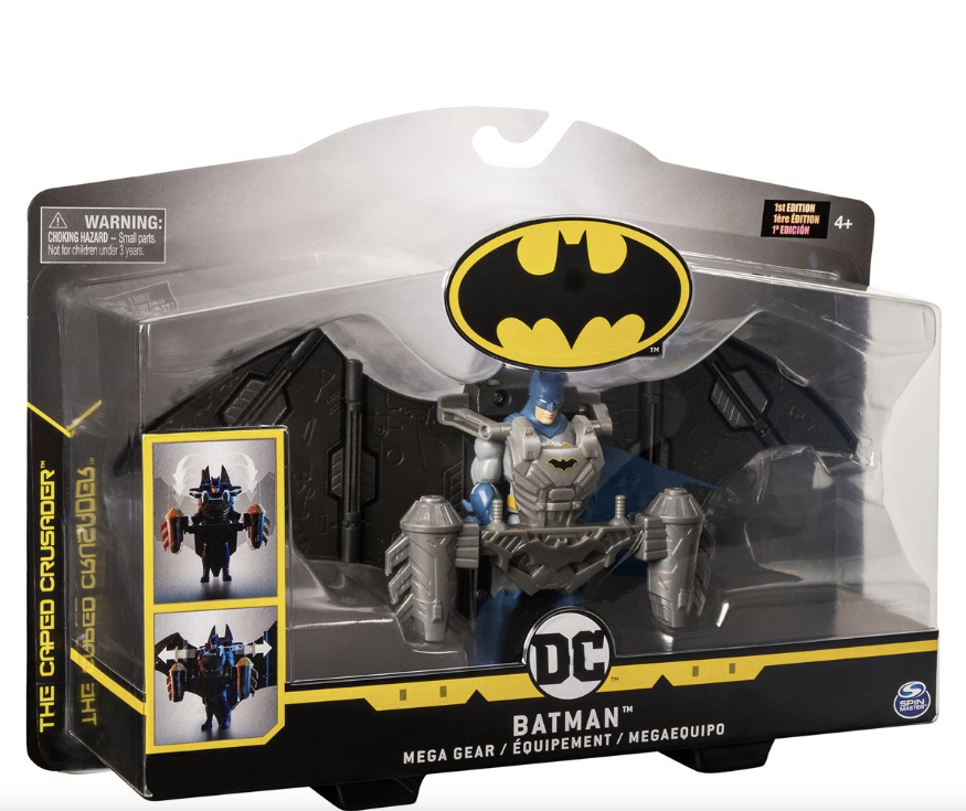 Batman 4-Inch Mega Gear Deluxe Action Figure.