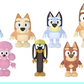 NEGOCIO Bluey and damily friends Figurines set bluey 8 pcs.