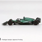 Mini GT 1001: Aston Martin AMR24 18 Lance Stroll 2024 F1 2024 Bahrain GP.