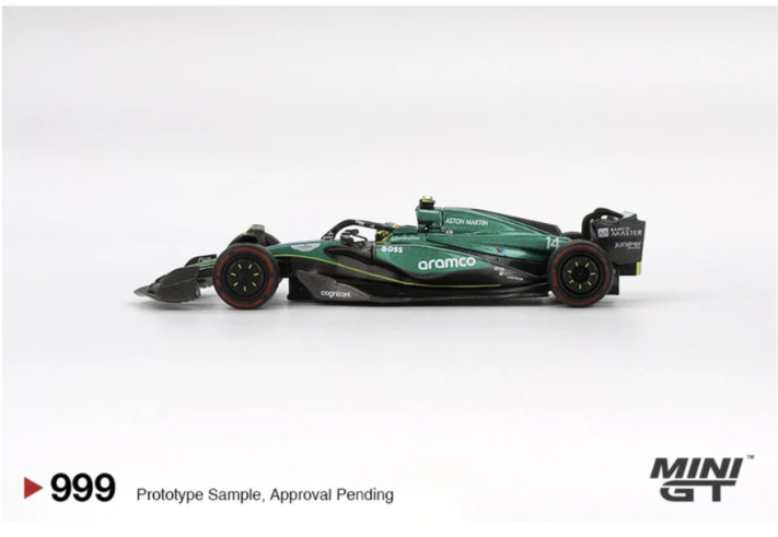 MiniGT 999 – Aston Martin AMR24 14 (Fernando Alonso) | 2024 F1 Bahrain GP