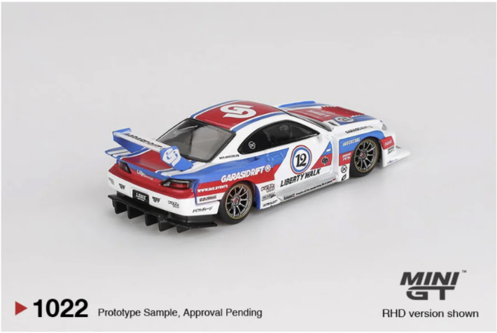 MiniGT 1022: Nissan LB-Super Silhouette S15 SILVIA GARASIDRIFT x LBWK 2025