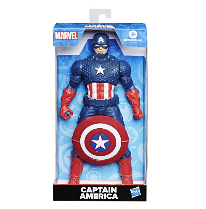 MARVEL Avengers Captain America 9.5‑inch Scale Action Figure.