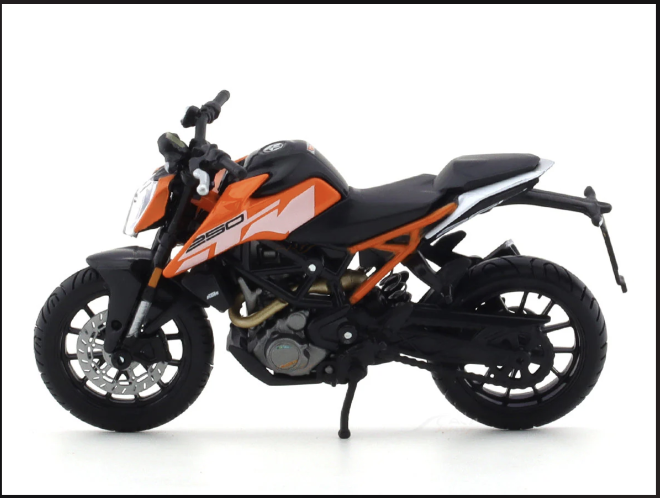 Burago KTM 250 Duke (Black Orange)