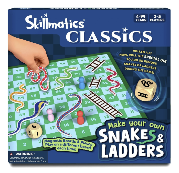 Skillmatics Snakes & Ladders - Magnetic.