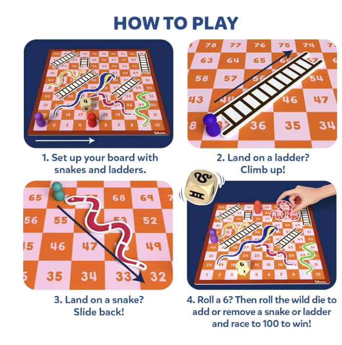 Skillmatics Snakes & Ladders - Magnetic.