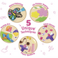 Imagimake Fabulous Craft Kit 5-in-1 Arts Crafts Set.