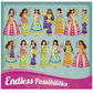 Imagimake DIY Magnetic Dress-Up Indian Princess.