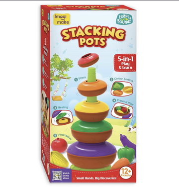 Imagimake Stacking Pots Toys.