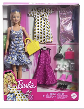 Barbie Fashionista Models Doll (Brb Doll W fashions)