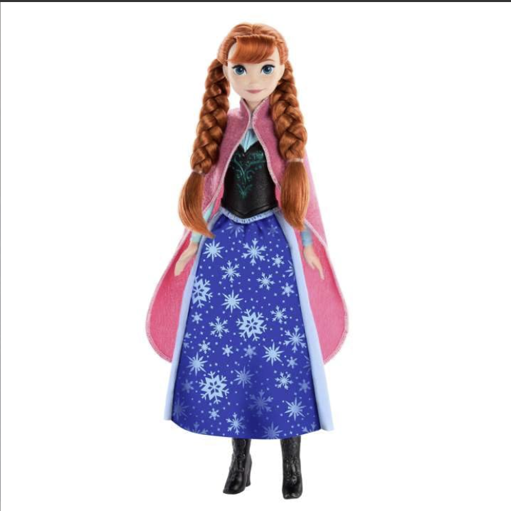 Disney Frozen Anna Magical Color-Change Skirt Fashion Doll.