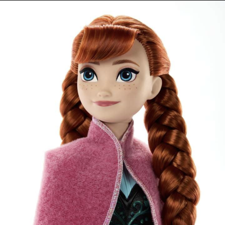 Disney Frozen Anna Magical Color-Change Skirt Fashion Doll.
