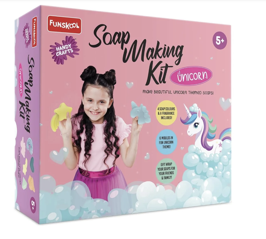 Funskool Handycrafts Unicorn Soap Making Kit.