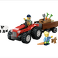 LEGO City Red Farm Tractor with Trailer  Sheep 60461