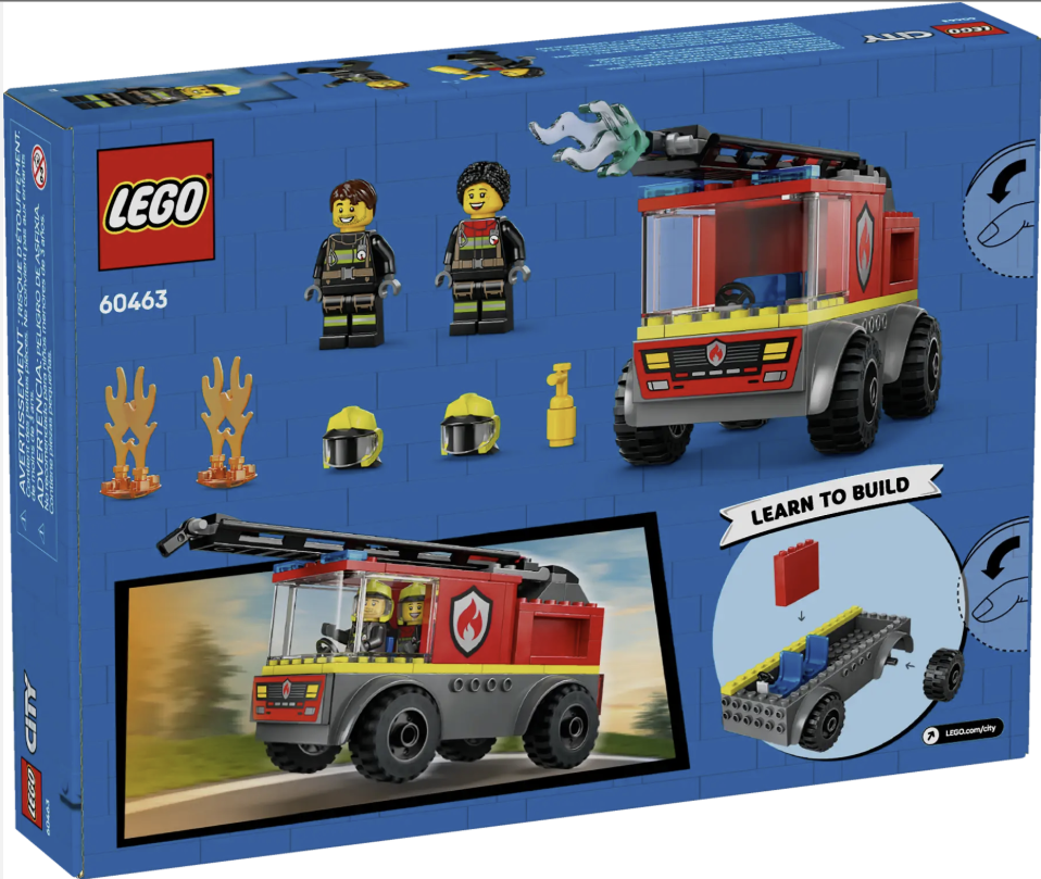 LEGO City Fire Ladder Truck 60463.