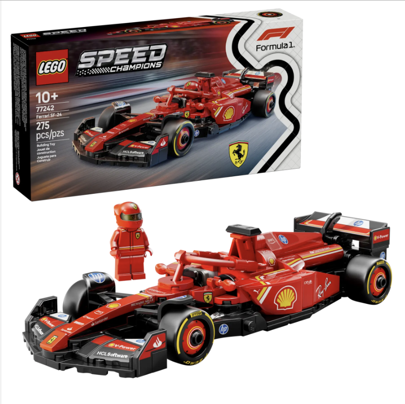 🔹 LEGO Speed Champions Ferrari SF‑24 F1 Race Car 77242
