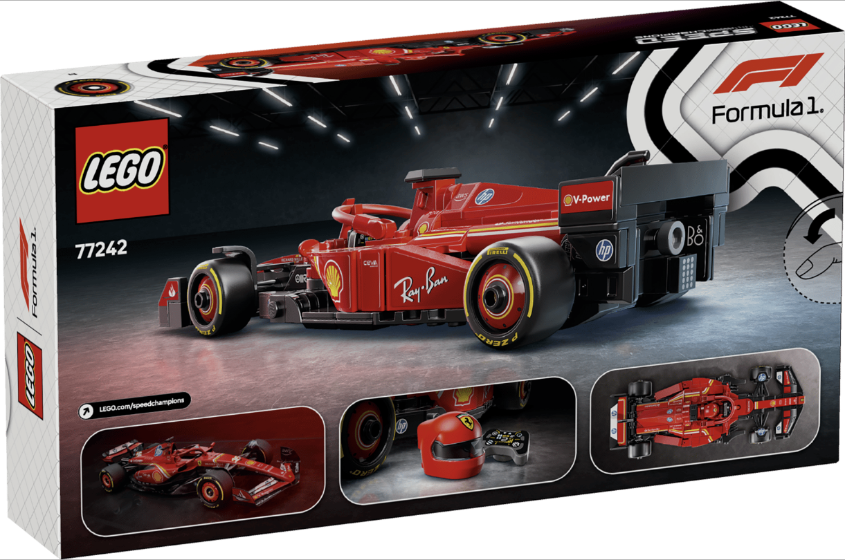 🔹 LEGO Speed Champions Ferrari SF‑24 F1 Race Car 77242