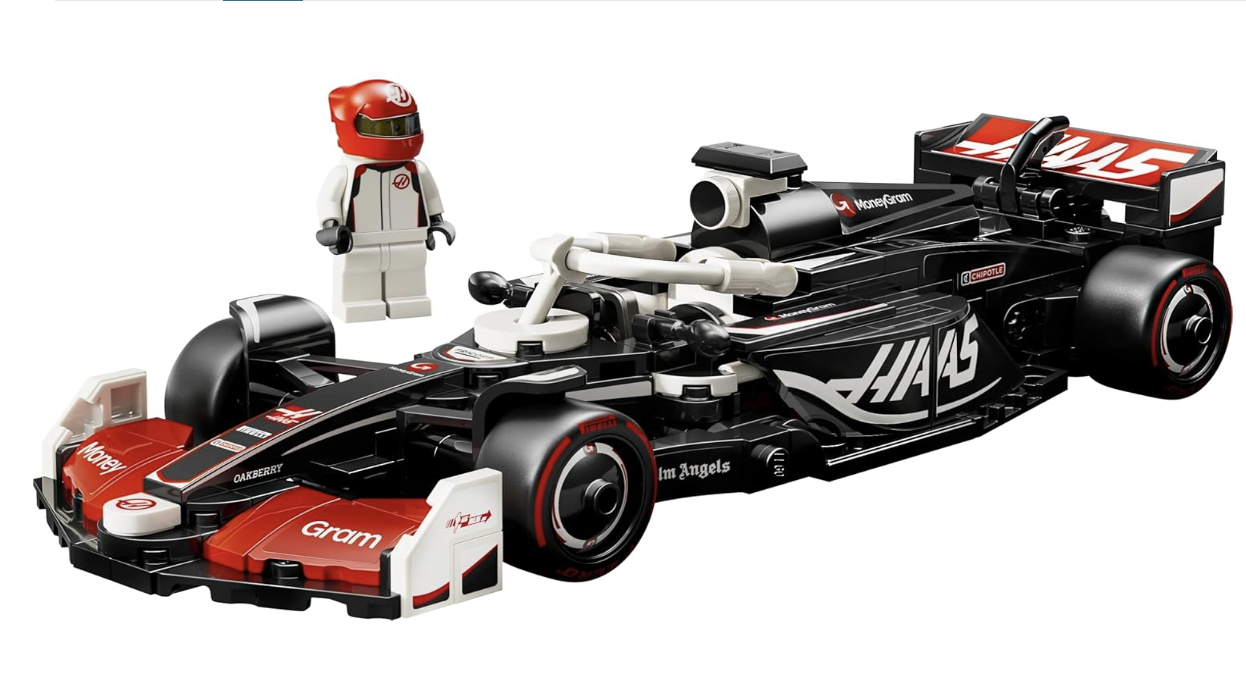 LEGO Speed Champions MoneyGram Haas F1 Team VF‑24 Race Car. 77250
