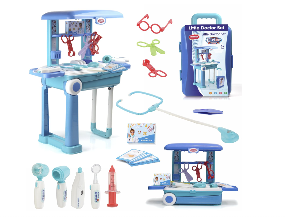 Chanak Premium Doctor Set Trolley (Blue)