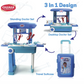 Chanak Premium Doctor Set Trolley (Blue)