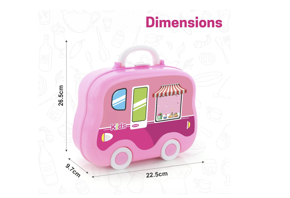 Chanak Kitchen Set Suitcase on Wheels
