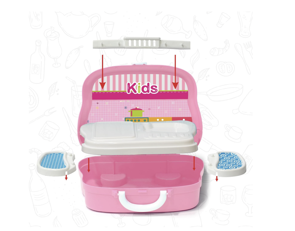 Chanak Kitchen Set Suitcase on Wheels