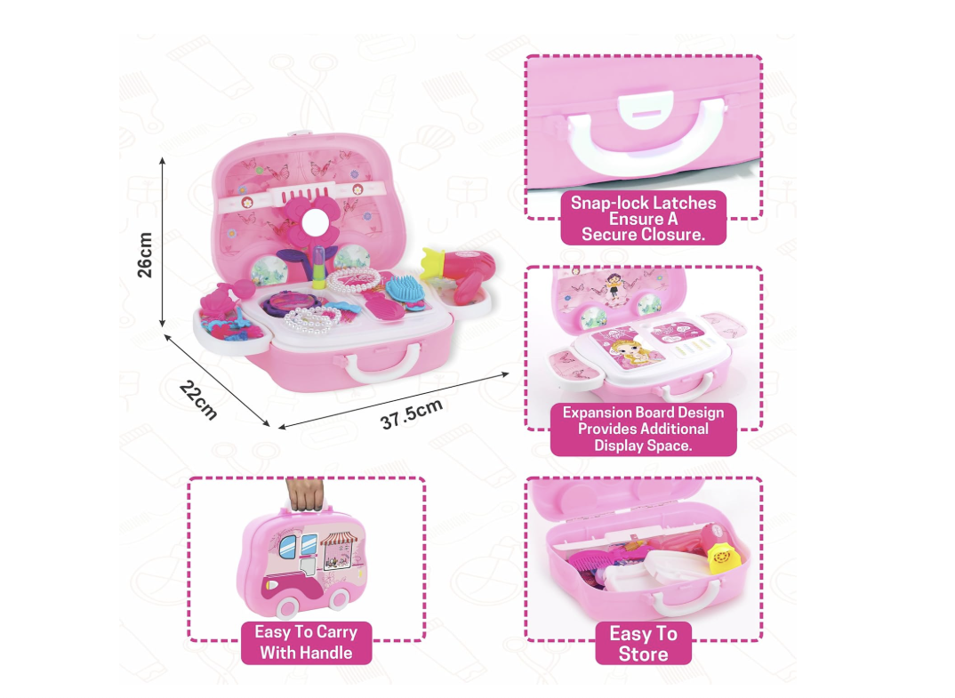 Chanak Beauty Set Suitcase on Wheels