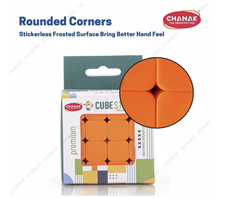Chanak 4×4 High-Speed Stickerless Cube