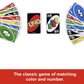 Mattel Uno Playing Card Game for 7 Yrs and Above for Adult,Set of 112 Cards, Multicolor.